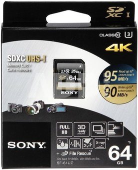 Sony SDXC Professional 64GB Class 10 UHS-I U3