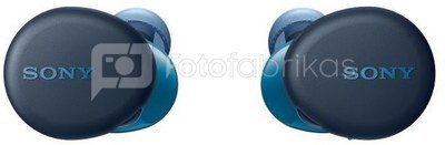 Sony wireless headset WF-XB700L, blue