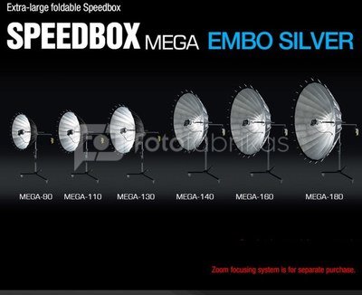 SMDV Speedbox Mega 110 Deep softbox 110cm silver bowens mount
