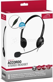 Speedlink headset Accordo (SL-870003-BK)