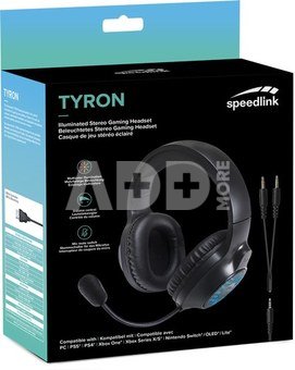 Speedlink headset Tyron RGB Stereo (SL-860016-BK)