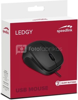 Speedlink мышка Ledgy Silent, черная (SL-610015-BKBK)