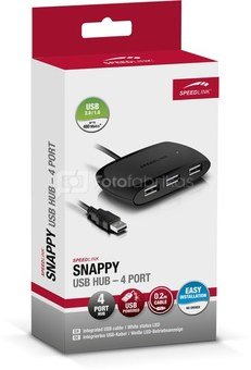 Speedlink USB hub Snappy Passive 4 порта USB 2.0 (SL-140011)