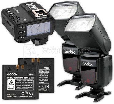 Godox Speedlite V860II Canon Duo X2 Trigger Kit