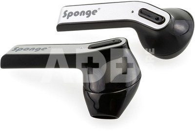 Sponge Split Wireless Earphones, Grey/Black
