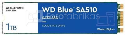 SSD|WESTERN DIGITAL|SA510|1TB|M.2|SATA 3.0|Write speed 520 MBytes/sec|Read speed 560 MBytes/sec|2.38mm|TBW 400 TB|MTBF 1750000 hours|WDS100T3B0B