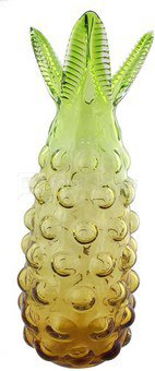 Statulėlė-vaza stiklinė Ananasas 60401 H:37 W:14 D:14 cm isp.