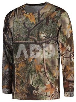 Stealth Gear T-shirt Long Sleeve Camo Forest Print size XXL