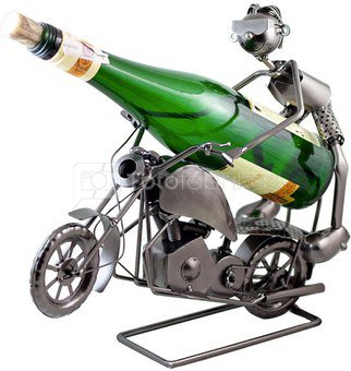 Stovas buteliui metalinis Motociklininkas W92 0.75L