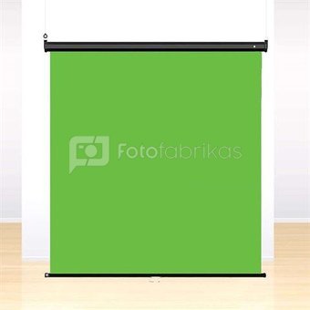 StudioKing Wall Pull-Down Green Screen FB-180200WG 180x200 cm Chroma Green