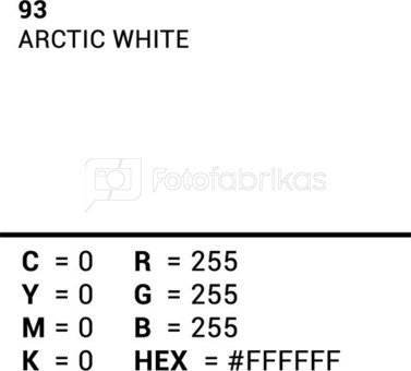 Superior Background Paper 93 Arctic White 2.72 x 25m