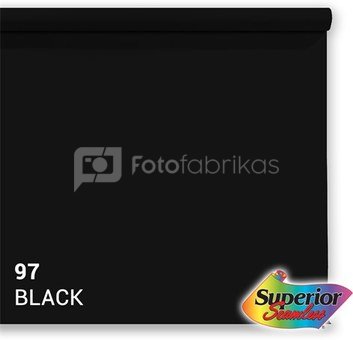 Superior Background Paper 97 Black 3.56 x 15m