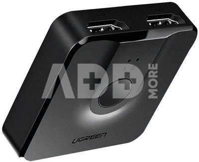 Switch Box UGREEN 2in1 HDMI 2.0 20cm (black)