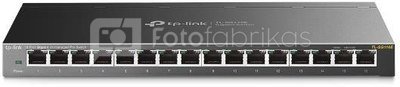 TP-LINK Switch TL-SG116E Web Management, Desktop, 1 Gbps (RJ-45) ports quantity 16, Power supply type External