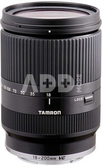 Tamron 18-200mm f/3.5-6.3 DI III VC, Canon M, juodas