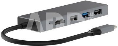 TB Adapter HUB USB C 7in1 - HDMI, USBx3, PD, SD/TF