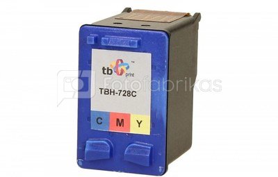 TB Print Ink TBH-728C (HP No. 28 - C8728A) Color remanufactured