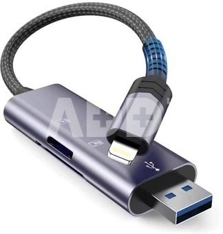 Tech-Protect картридер Ultraboost SD/microSD Lightning/USB