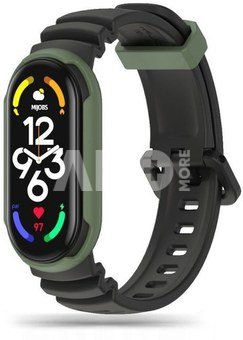 Tech-Protect watch strap IconBand Hybrid Xiaomi Mi Band 7, black/green