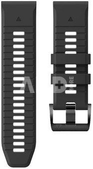 Tech-Protect watch strap IconBand Pro Garmin fenix 3/5X/3HR/5X Plus/6X/6X Pro/7X, black/grey