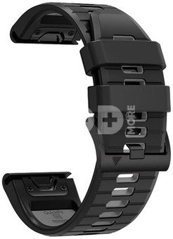 Tech-Protect watch strap IconBand Pro Garmin fenix 5/6/6 Pro/7, black/grey
