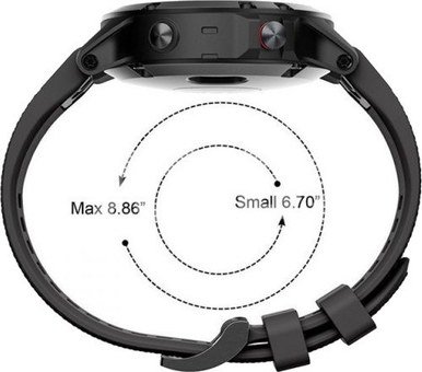 Tech-Protect ремешок для часов Smooth Garmin fenix 5/6/6 Pro 22 мм черный