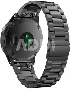 Tech-Protect ремешок для часов Stainless Garmin fenix 5/6/6 Pro/7, черный