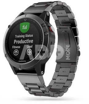 Tech-Protect ремешок для часов Stainless Garmin fenix 5/6/6 Pro/7, черный