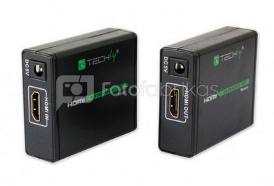 Techly Extender HDMI on Cat.6/6a/7 twisted pair, up to 60m, FullHD 3D, black
