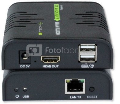Techly Extender HDMI + USBB by Cat5/5e/6 cable 120m