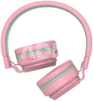 Tellur Buddy Bluetooth Over-ear Headphones Pink