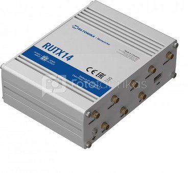 Teltonika LTE Cat 12 Router RUTX14 802.11ac, 867 Mbit/s, 10/100/1000 Mbps Mbit/s, Ethernet LAN (RJ-45) ports 5, MU-MiMO Yes, 4G, Antenna type Internal