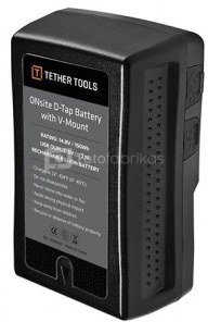 TETHER TOOL Onsite DTap V mount 150Wh bat+charger