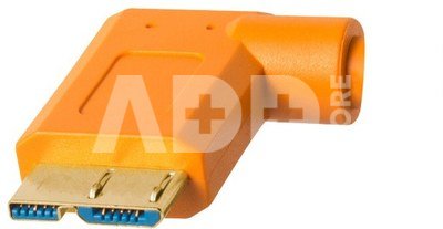 Tether Tools TPro USB 3.0 Micro-B Right Angle 4.6m/15' ORG