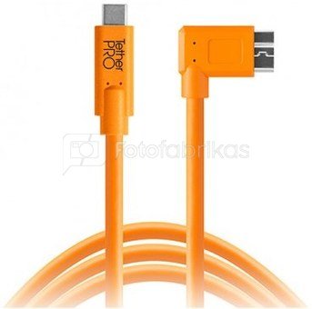 TetherPro 4.6m kabelis USB 3.0 to Micro-B Right Angle CUC33R15