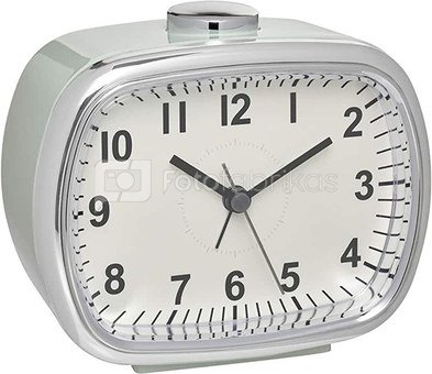 TFA 60.1032.04 Analogue Alarm Clock mint