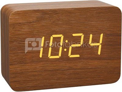 TFA 60.2549.08 Radio alarm clock brown