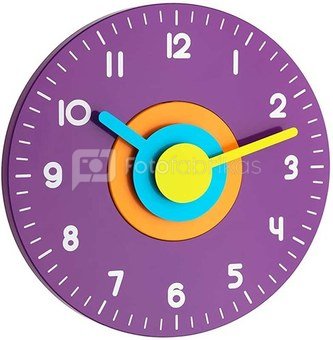 TFA 60.3015.11 Design Wall Clock purple