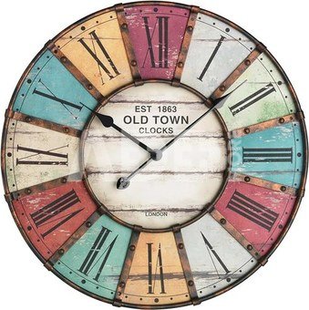 TFA 60.3021 Vintage XXL Design Wall Clock