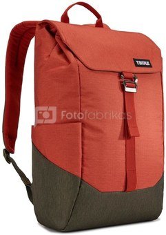 Thule Lithos TLBP-113 Fits up to size 15 ", Rooibos/Forest Night, 16 L, Shoulder strap, Backpack