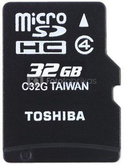Toshiba microSDHC Class 4 32GB High Speed Standard