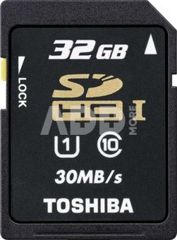 Toshiba SDHC Card Class 10 32GB High Speed Professional UHS I