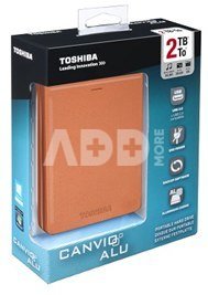 Toshiba STOR.E CANVIO ALU 2.5" 2TB USB 3.0 Red