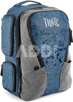 Toxic Valkyrie Camera Backpack M Water Resistant "Frog" Pocket Sapphire