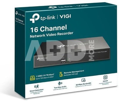 TP-LINK VIGI NVR2016H 16 Channel Network Video Recorder TP-LINK