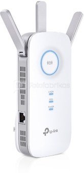 TP-LINK AC1900 Wi-Fi Range Extender RE550 802.11ac, 2GHz/5GHz, 600+1300 Mbit/s, 10/100/1000 Mbit/s, Ethernet LAN (RJ-45) ports 1, no PoE, Antenna type 3xExternal