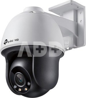 TP-LINK VIGI 4MP Outdoor Full-Color Pan Tilt Network Camera VIGI C540 Dome, 4 mm, IP66, H.265+/H.265/H.264+/H.264, MicroSD