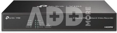 TP-LINK VIGI NVR1004H-4P 4 Channel PoE+ Network Video Recorder TP-LINK
