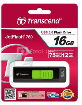 Transcend JetFlash 760 16GB USB 3.0 atminties raktas