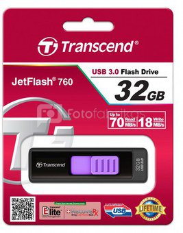 Transcend JetFlash 760 32GB USB 3.0 USB flash laikmena